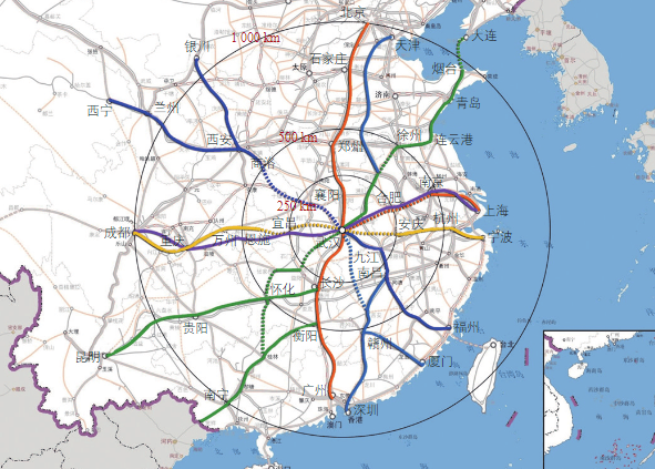 看了全国交通图,武汉的位置,这个春节压力真大